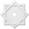 Ekena Millwork Axel Architectural Grade PVC Contemporary Ceiling Medallion, 24"OD x 3"ID x 13 1/4"C x 1"P CMP24AL-03000 - alternate 1
